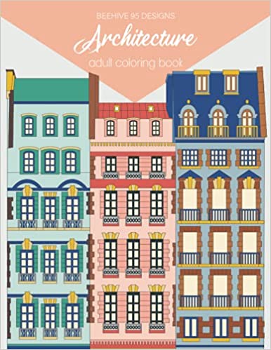 Architecture Coloring Book: 50 Unique Coloring Pages - The Stationery ...