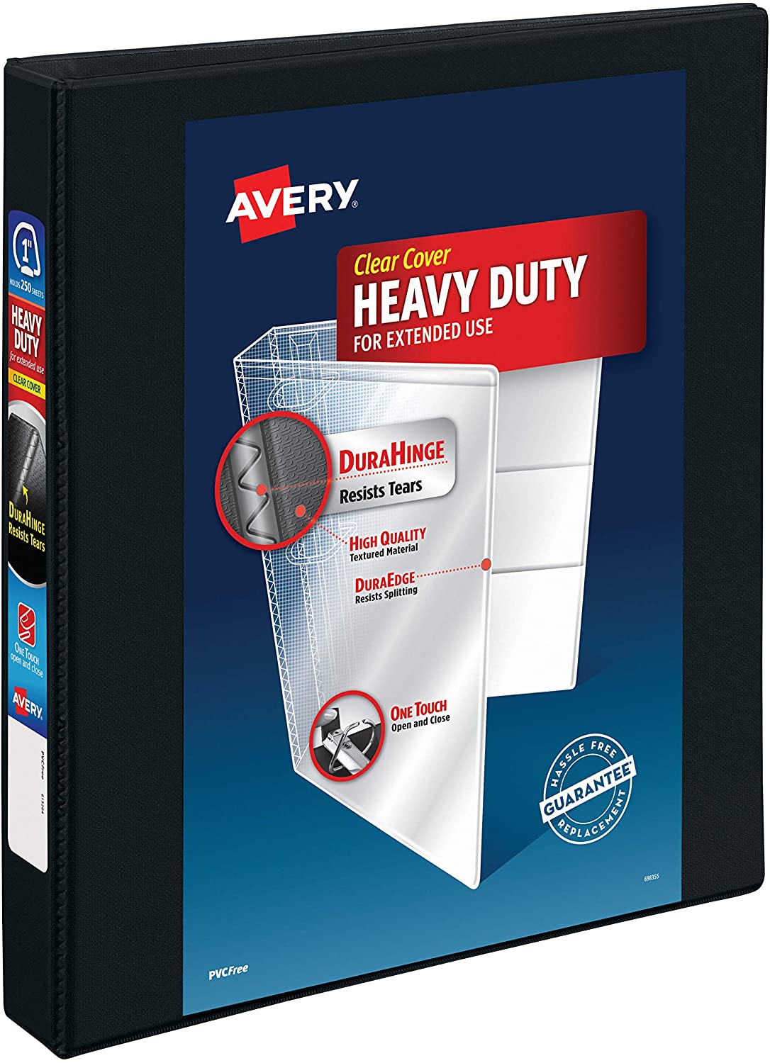 AVERY 1" HEAVY DUTY ONE TOUCH BINDER The Stationery Store