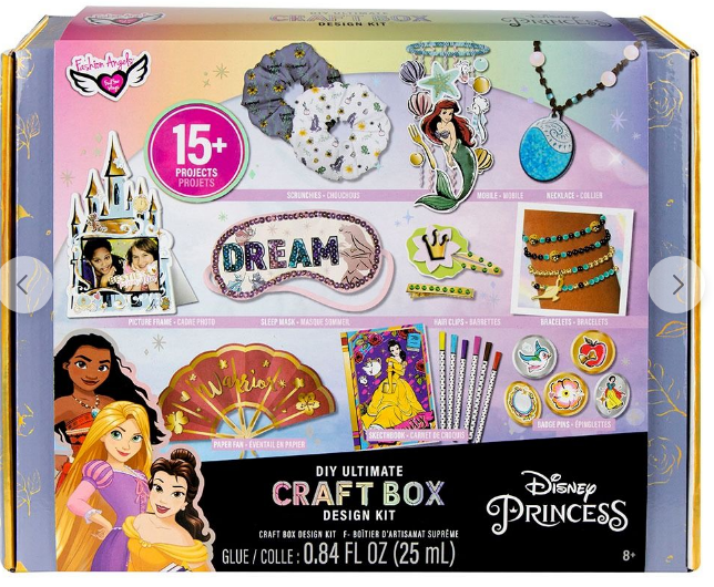 FASHION ANGELS DISNEY PRINCESS DIY Ultimate Craft Box The