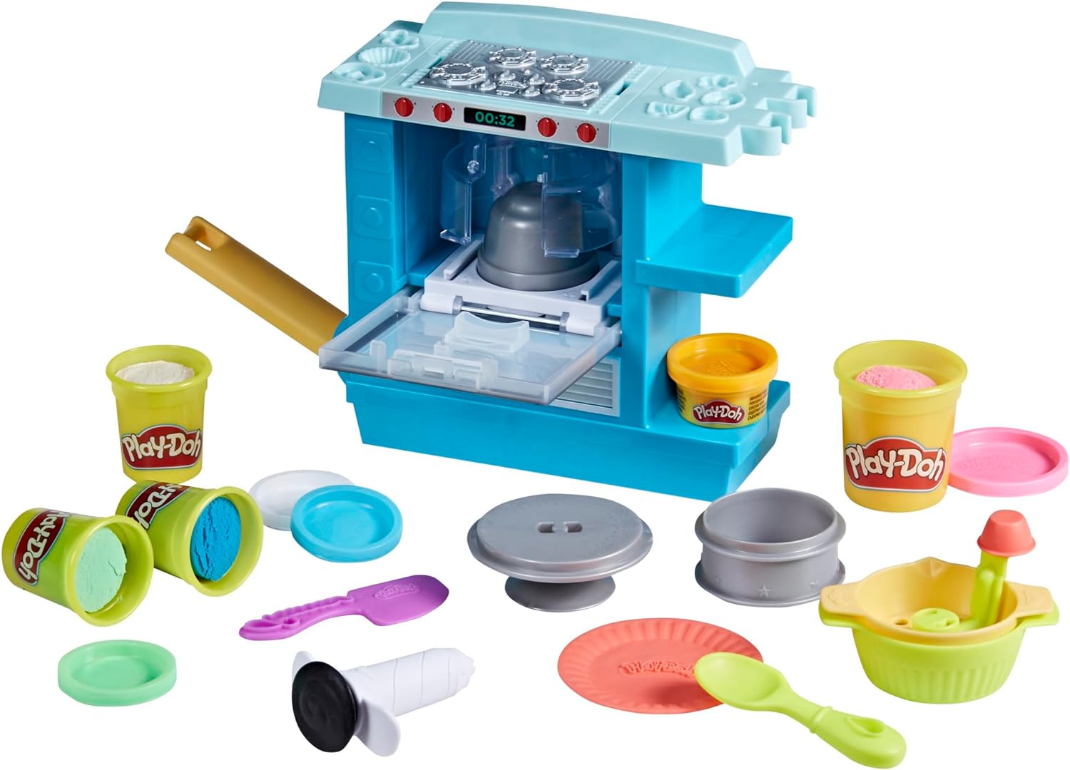 PlayDoh Kitchen Creations Rising Cake Oven Kitchen Playset, Play