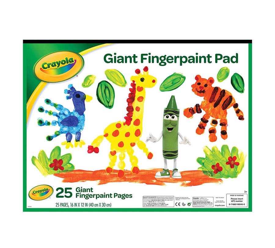 CRAYOLA GIANT FINGERPAINT The Stationery Store & Authorized FedEx