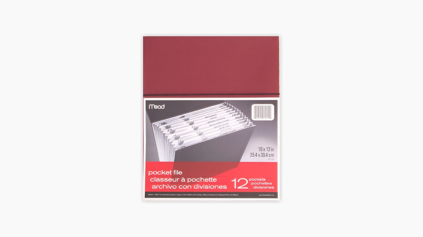 Mead lettrfile dx 12pkt a-z 10x12 35220 (043100352204)