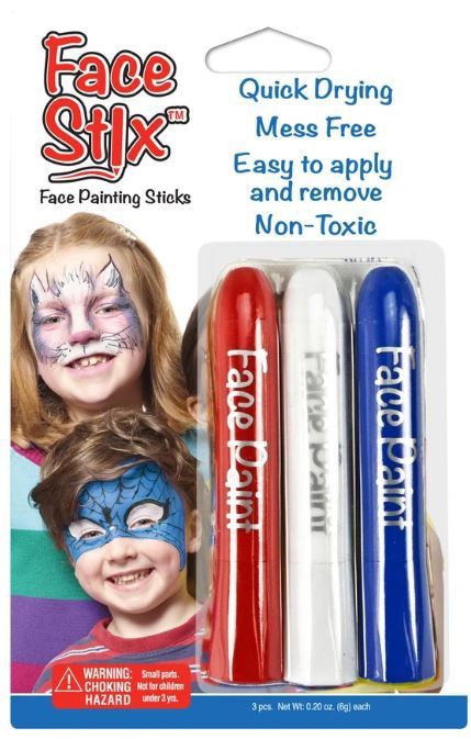 Face Stix Face Painting Sticks - 6 Classic Colors – Happy Up Inc