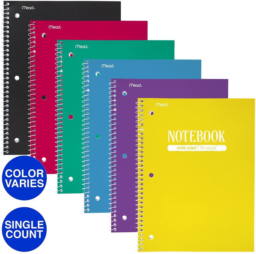 MEAD NOTEBOOK, POLY The Stationery Store & Authorized FedEx Ship Centre