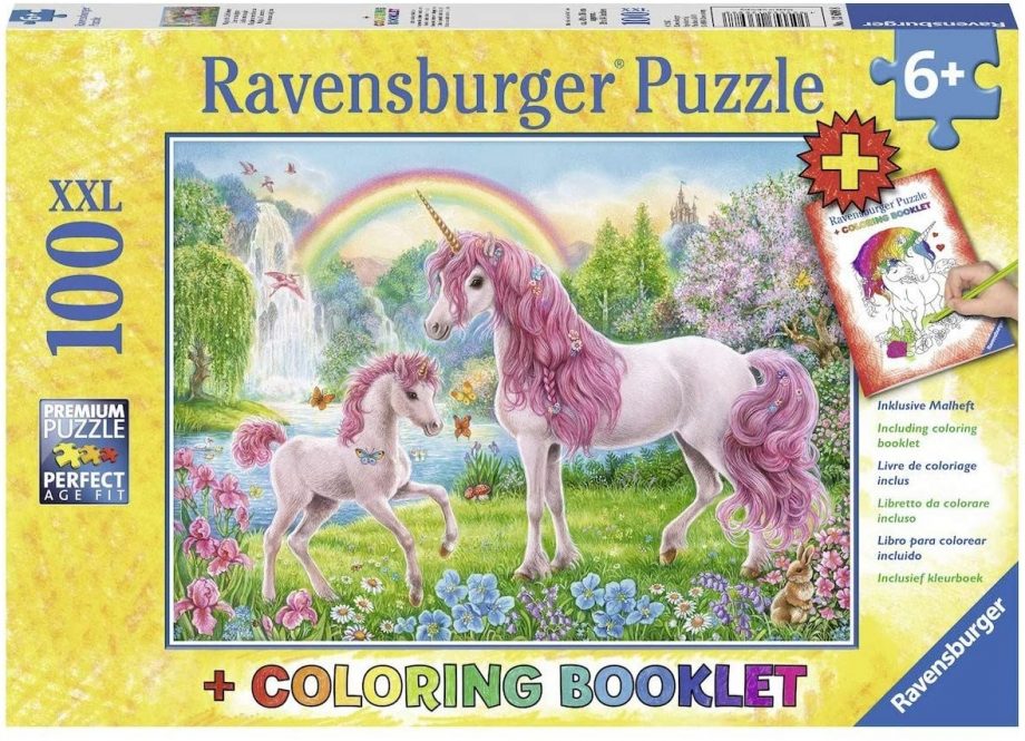 RAVENSBURGER - MAGICAL UNICORNS JIGSAW PUZZLE (100XXL PC)