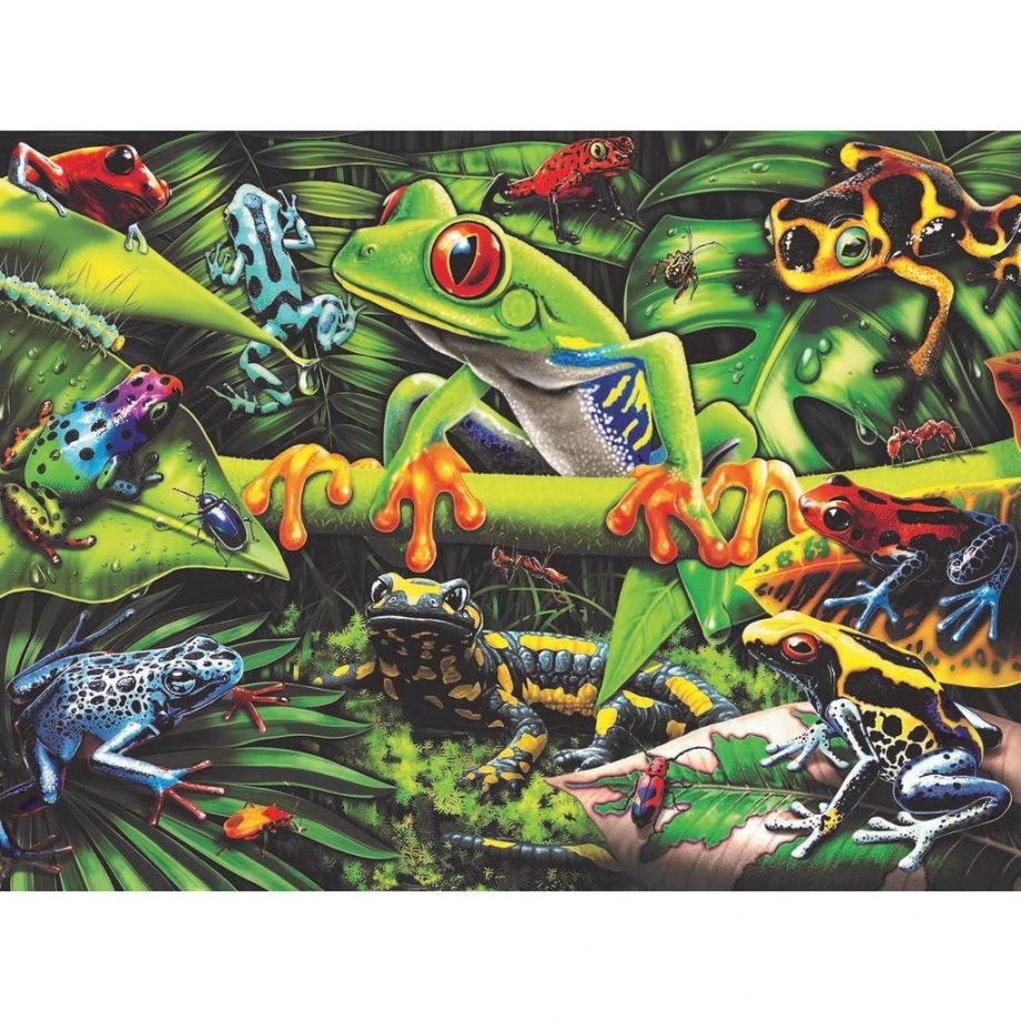 RAVENSBURGER - AMAZING AMPHIBIANS PUZZLE (35 PC)