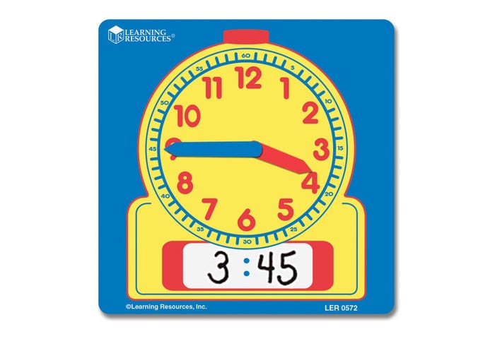 LEARNING RESOURCES - WRITE & WIPE STUDENT CLOCKS
