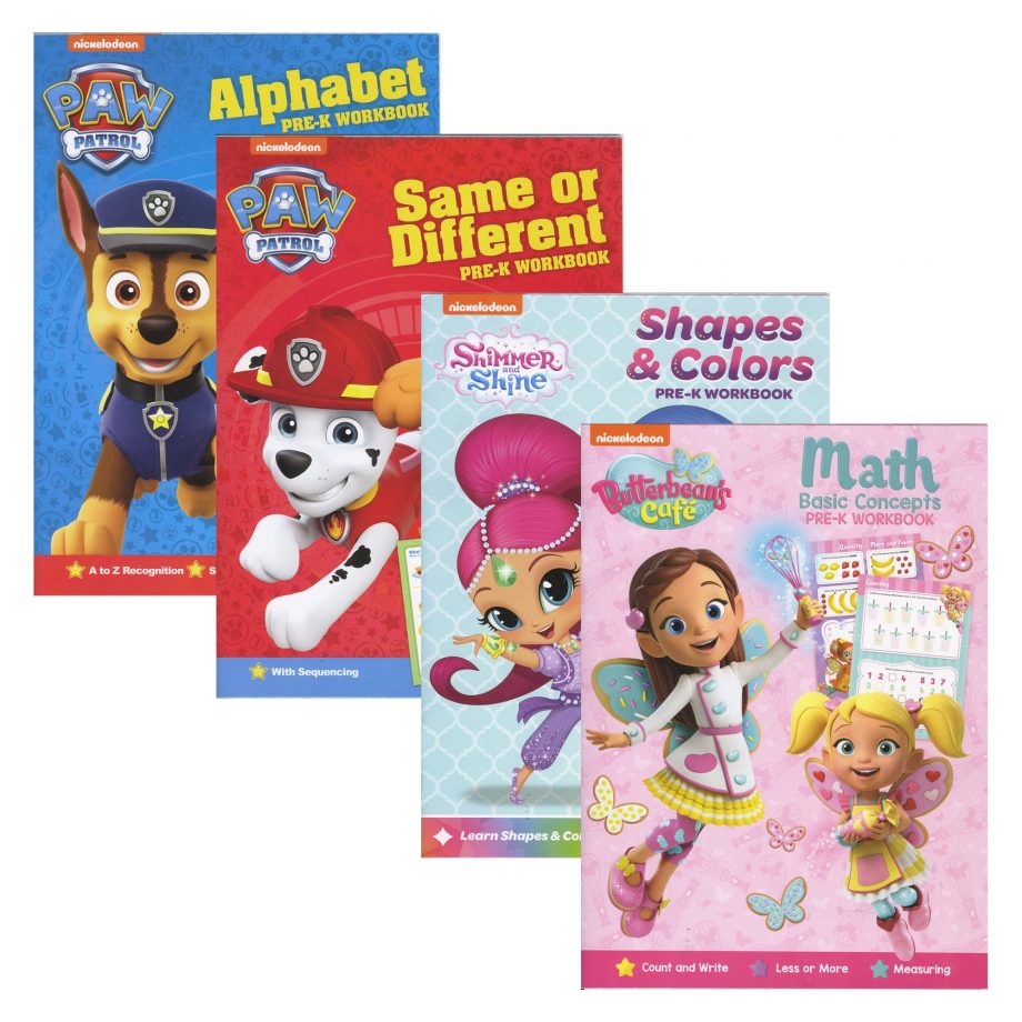 BAZIC - WORKBOOKS, NICKELODEON, ASSORTED