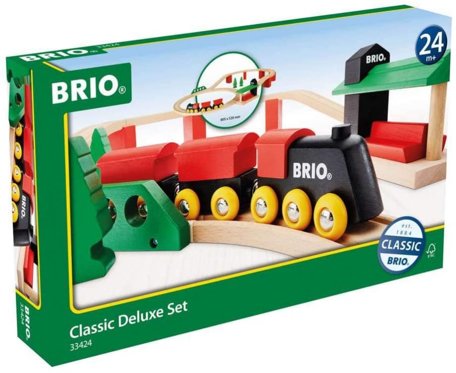 BRIO - CLASSIC DELUXE RAILWAY SET