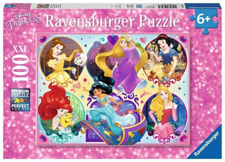 RAVENSBURGER - DISNEY PRINCESSES -  JIGSAW PUZZLE FOR KIDS (100 PC)