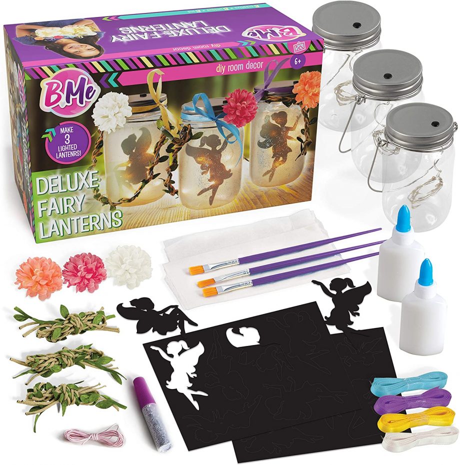 CREATIVE KIDS - MAKE YOUR OWN FAIRY JAR NIGHT LIGHT LANTERN CRAFT KIT