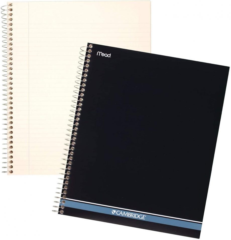 MEAD - Cambridge Ivory Wirebound Notebook, 70 sheets