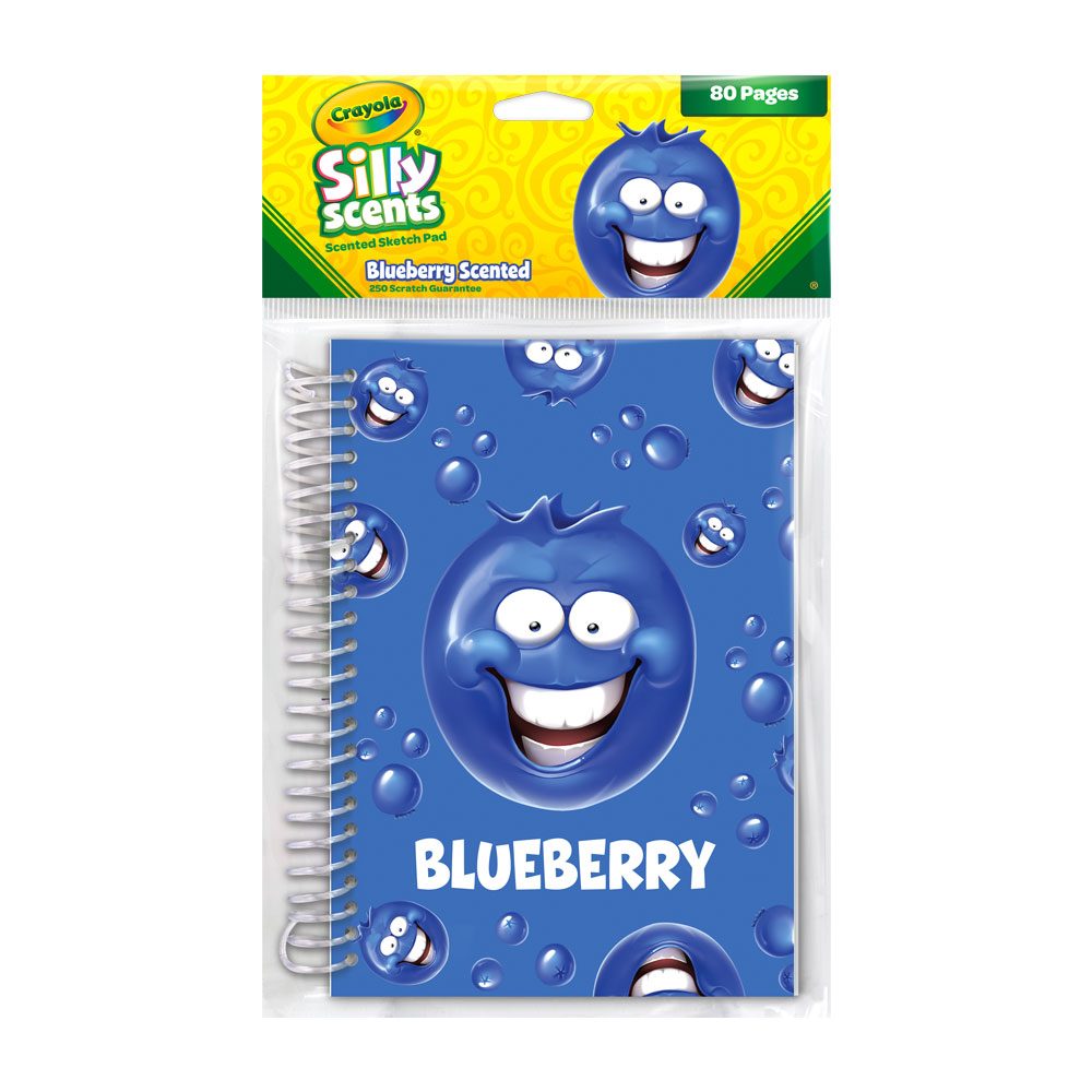 SCENTCO - Crayola Silly Scents Note Pad Blueberry