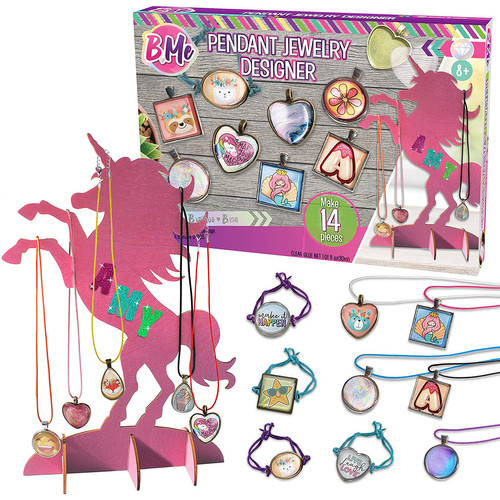 CREATIVE KIDS - PENDANT JEWELRY MAKING KIT FOR BRACELET & NECKLACE