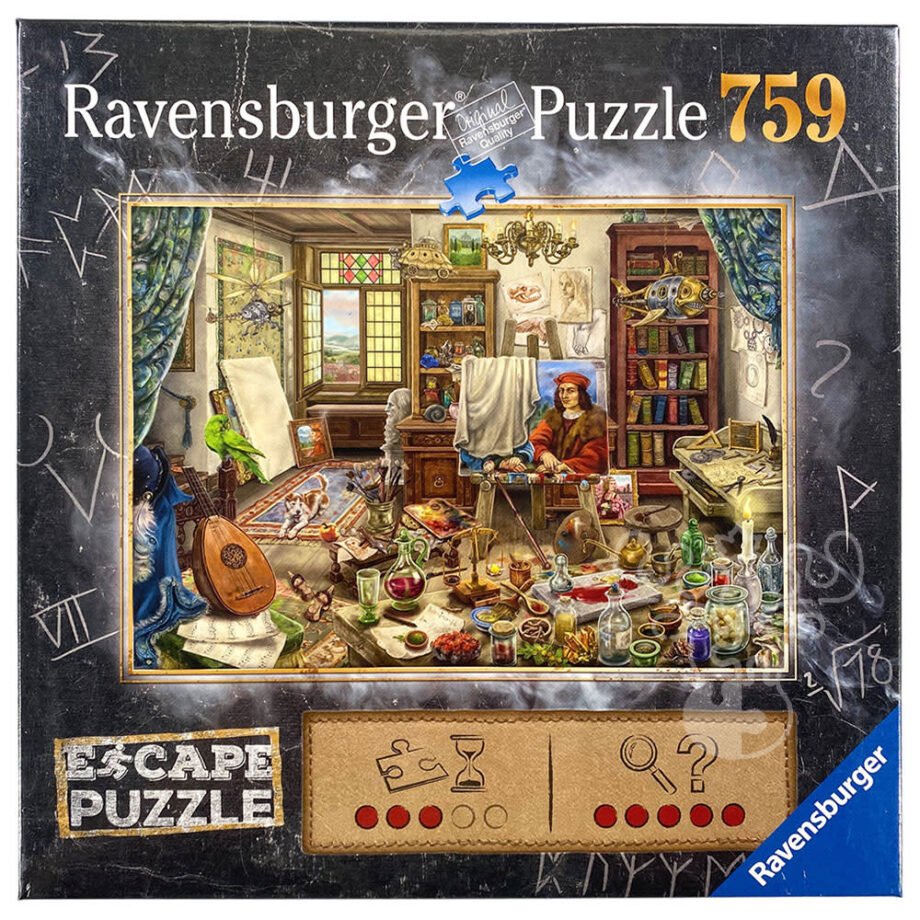 RAVENSBURGER - THE ARTIST'S STUDIO ESCAPE PUZZLE (759 PC)