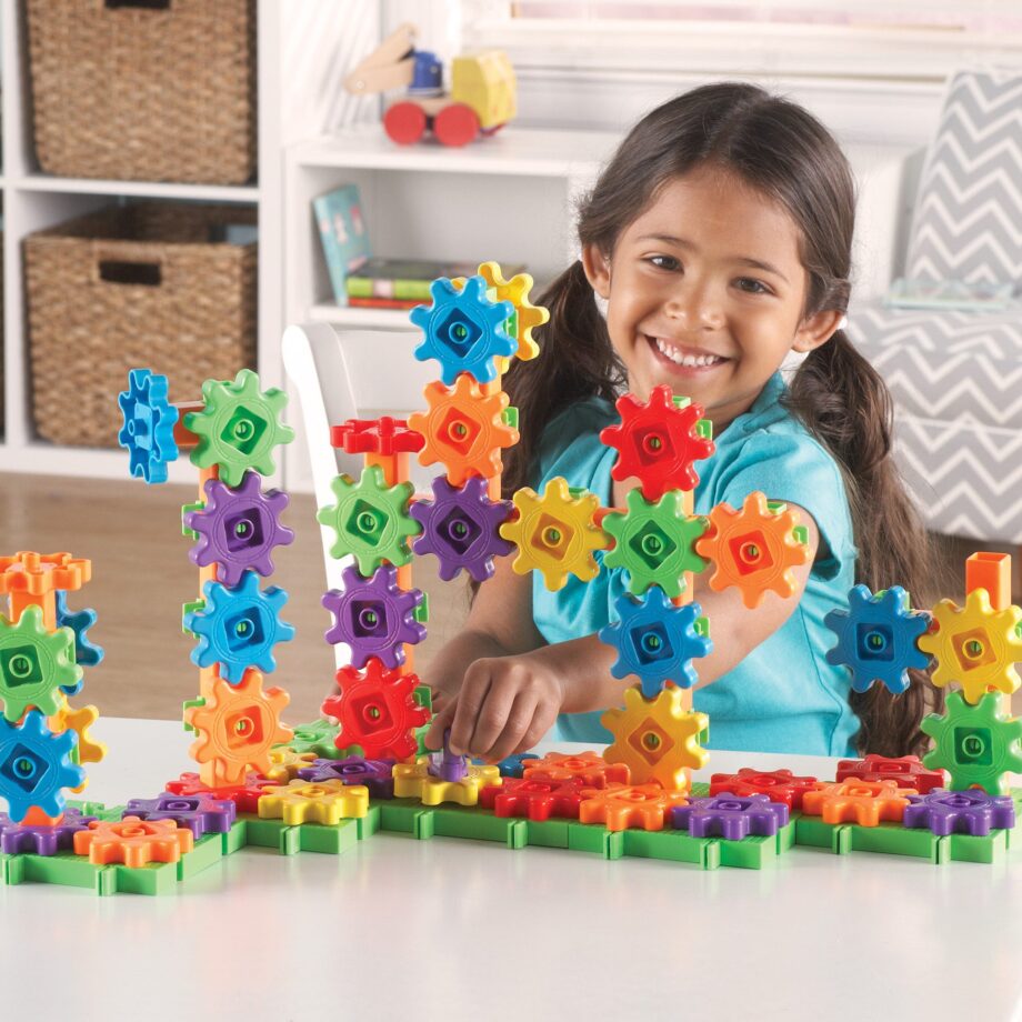 LEARNING RESOURCES - GEARS! GEARS! GEARS!  DELUXE BUILDING SET (SET OF 100)