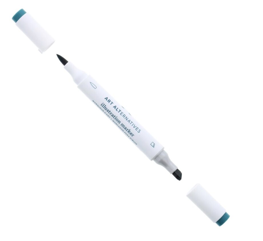 ART ALTERNATIVES - ILLUSTRATION MARKER DARK TEAL BG5