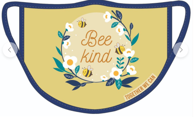 NORMS - TRIPLE LAYER PROTECTION MASK - PACK OF 2 - BEE KIND