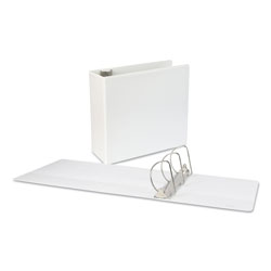 AVERY - 5" DURABLE VIEW BINDER, EZD RINGS, DURAHINGE, WHITE