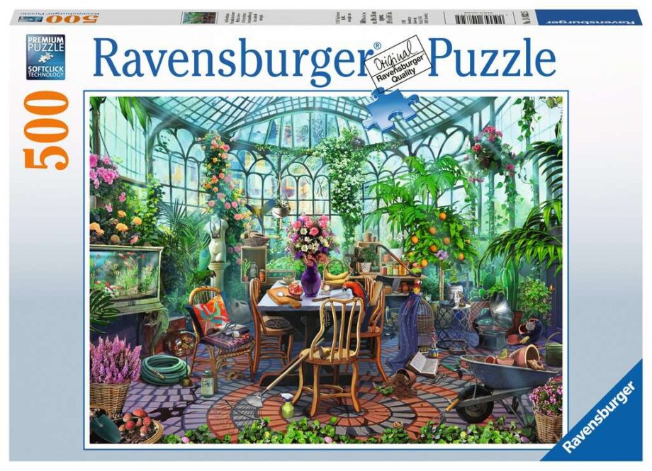 RAVENSBURGER - GREENHOUSE MORNINGS (500 PC)