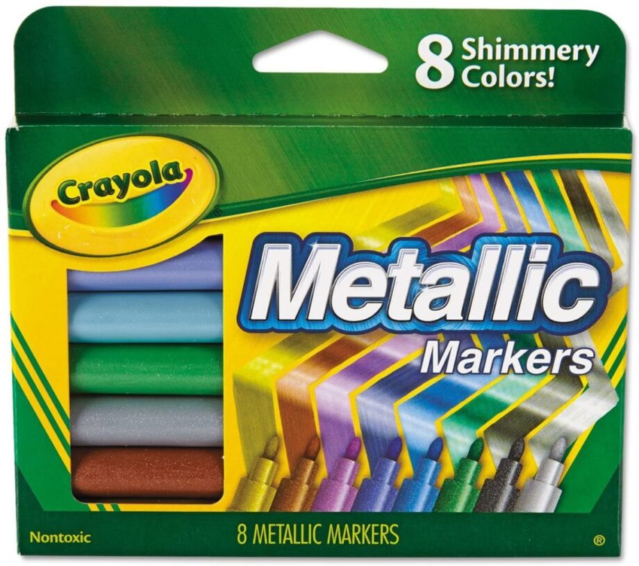 CRAYOLA - METALLIC MARKERS, 8PK