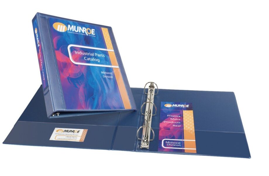 AVERY - 1.5" DESIGN EDGE VIEW BINDER BLUE