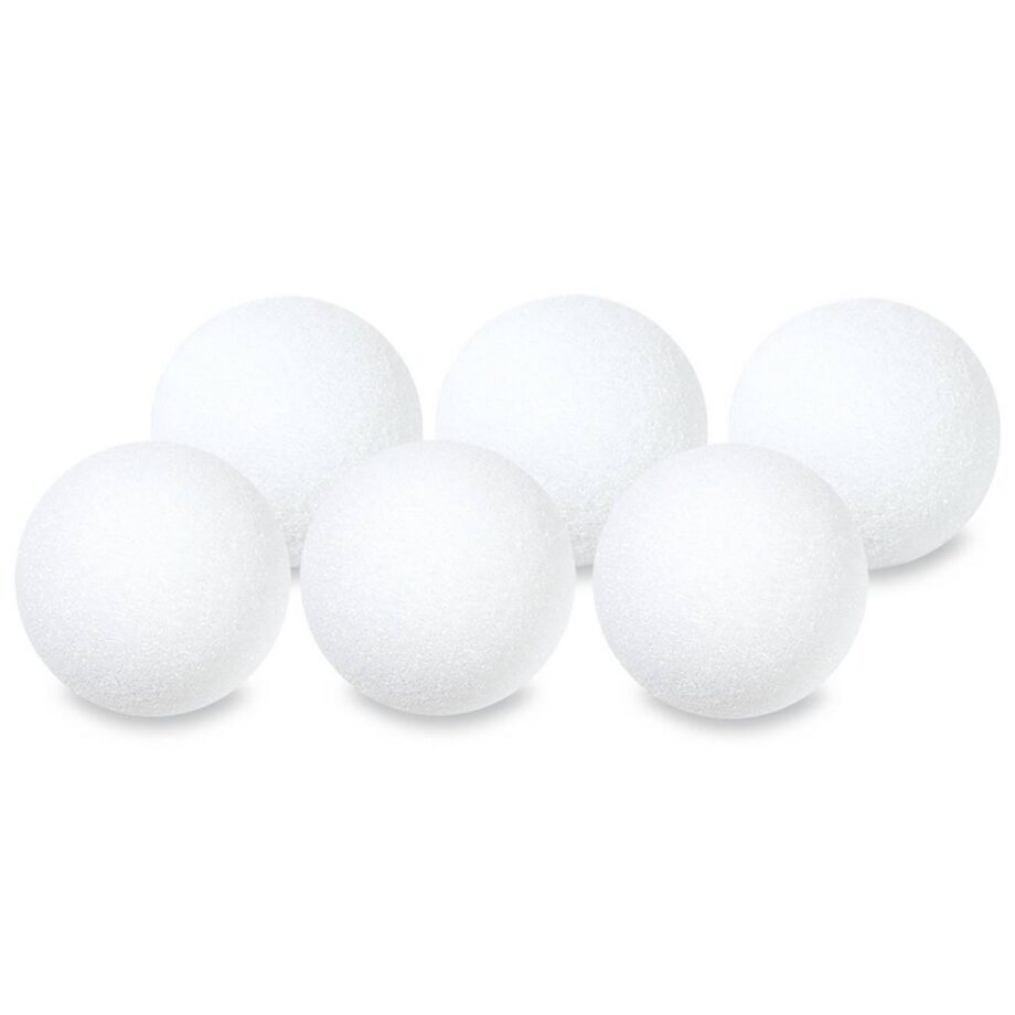 CRAFTFOM - STYROMFOAM BALLS 3" - 6 PACK