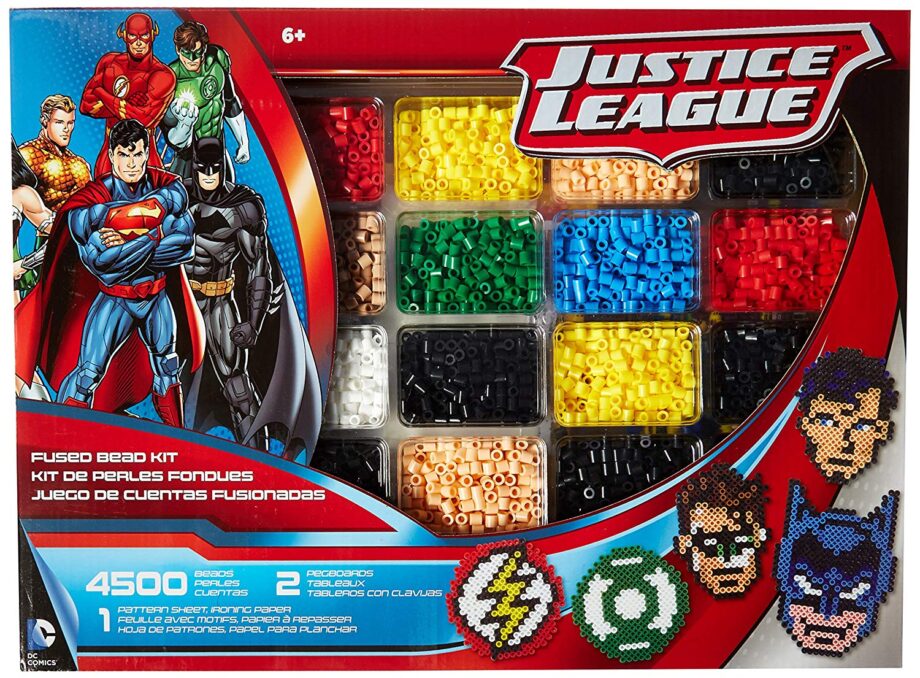 PERLER - BEADS JUSTICE LEAGUE SUPERHERO CRAFTS FOR KIDS, 4504 PCS