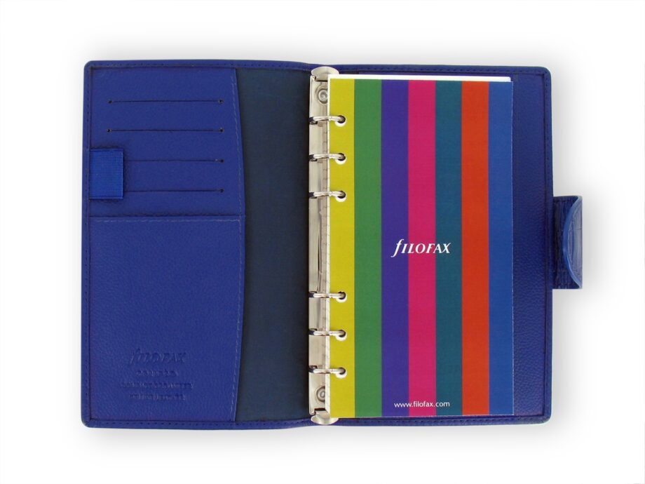FILOFAX - CALIPSO BRIGHT BLUE COMPACT