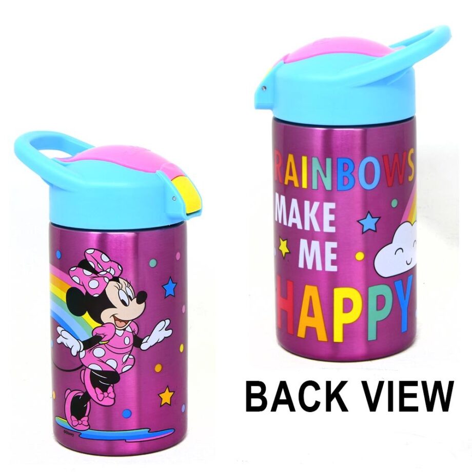 UNITED PACIFIC - Stainless Steel Minnie Water Bottle 15.5oz