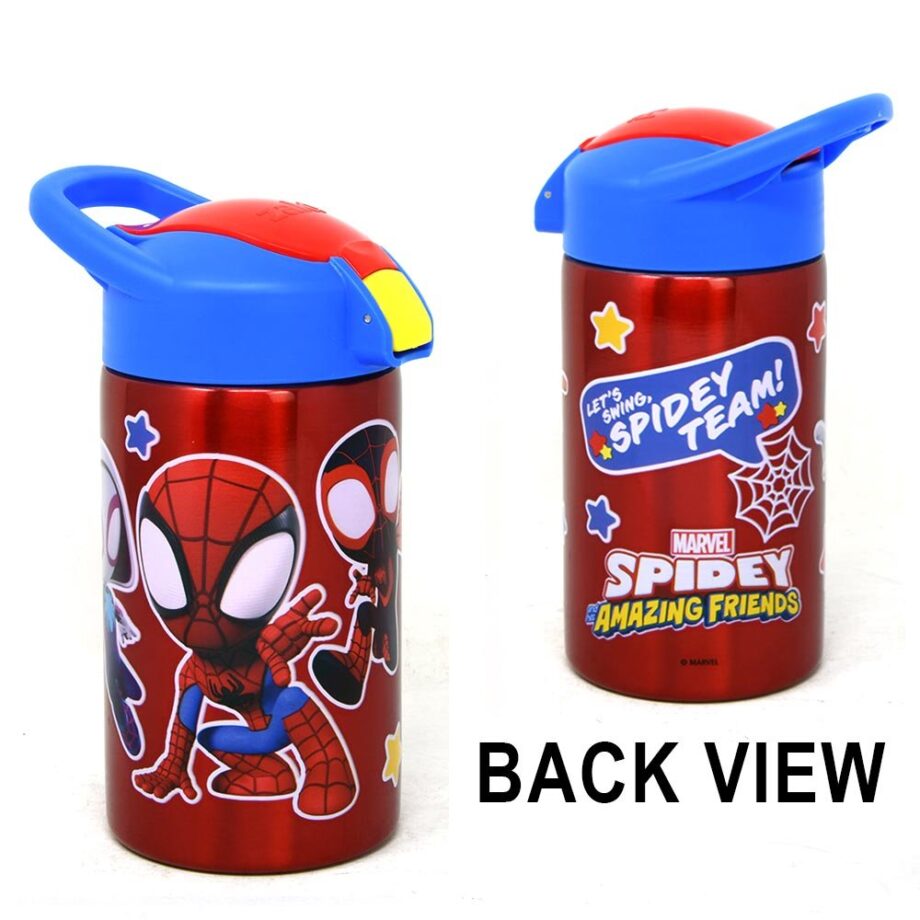 UNITED PACIFIC DESIGNS - Stainless Steel Spidey Water Bottle 15.5 oz