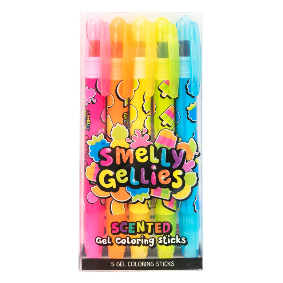 SCENTCO - SMELLY JELLIES - GEL CRAYONS 5PK