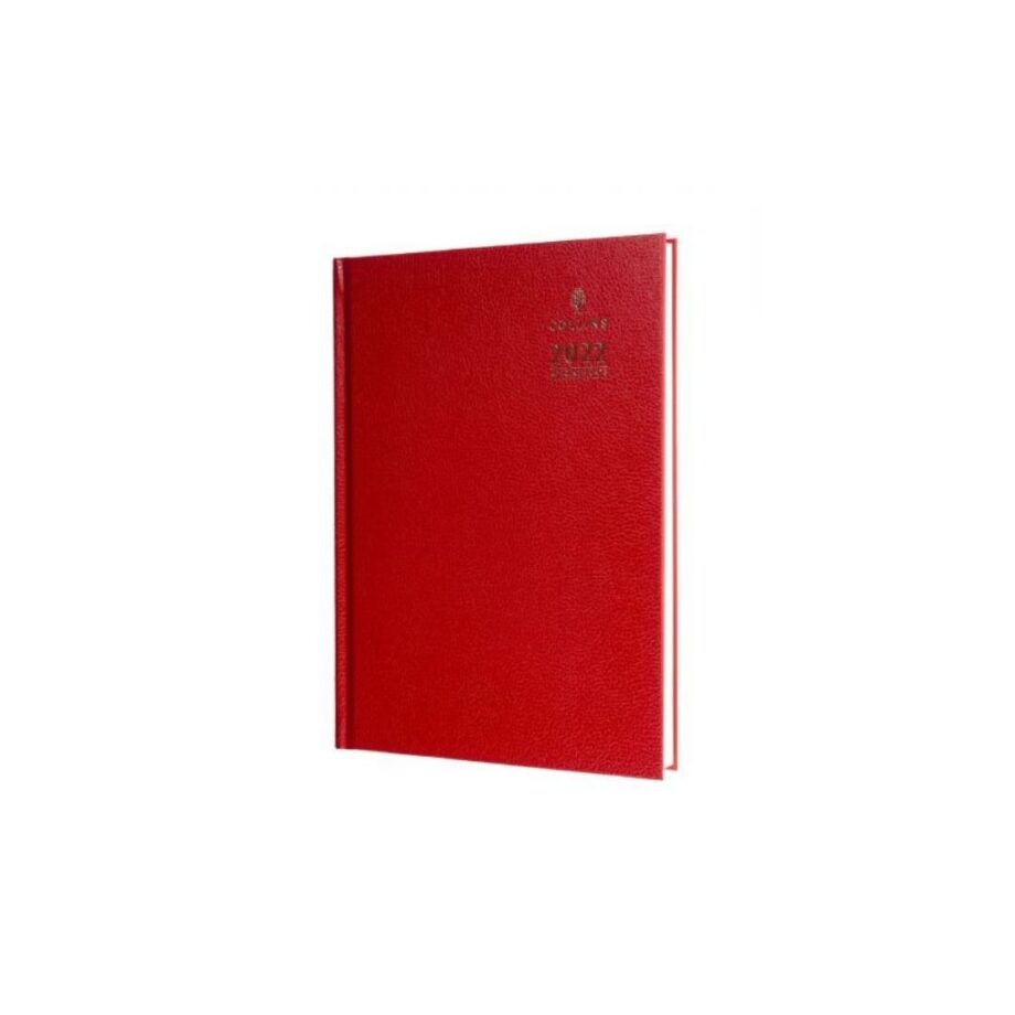 COLLINS - DESK - A4 DAY TO A PAGE (APPTS) DIARY RED (APPOINTMENTS A44)
