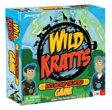 PRESSMAN - Wild Kratts Race Around the World Board Game