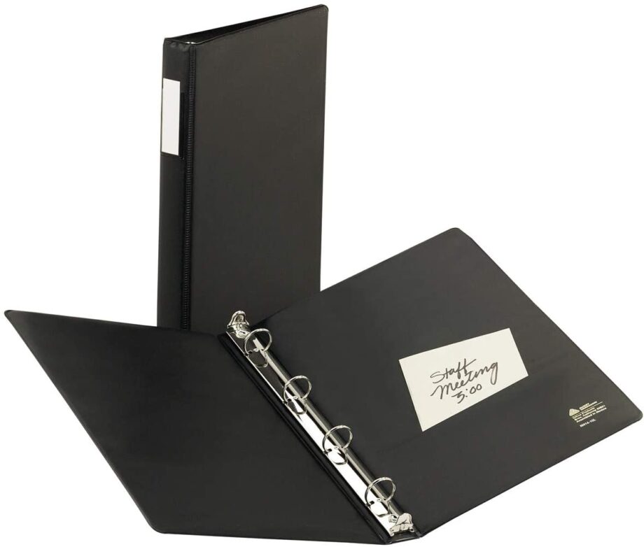 AVERY - 1" BINDER LEGAL 4-RING HEAVY-DUTY BLACK