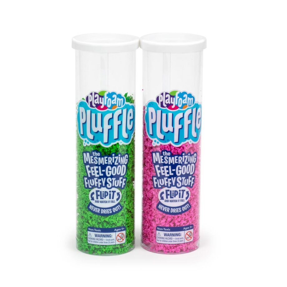 EDUCATIONAL INSIGHTS - PLAYFOAM PLUFFLE PINK & GREEN 2-PACK