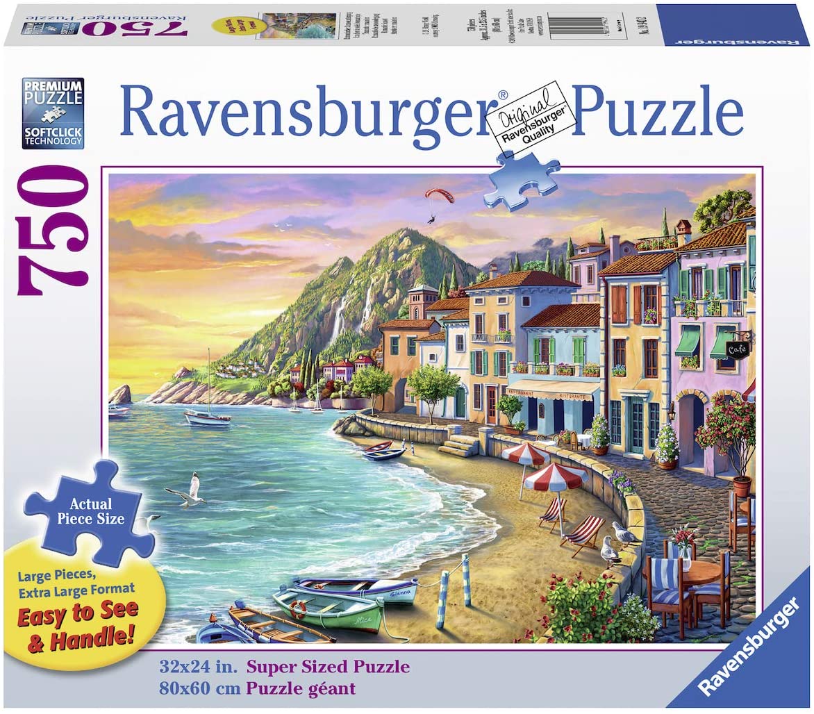 RAVENSBURGER - ROMANTIC SUNSET 19940 LARGE PIECES JIGSAW PUZZLE (750 PC)