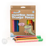 MICADOR - COLOURUSH JUMBO TRIANGLE PENCILS 12-COLOR PACK