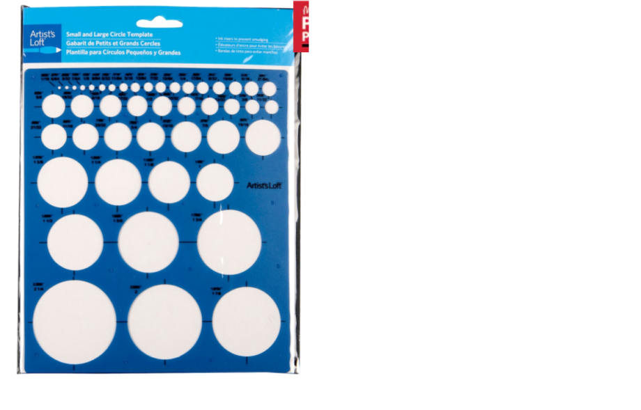 ARTIST'S LOFT - MIXED CIRCLE TEMPLATE