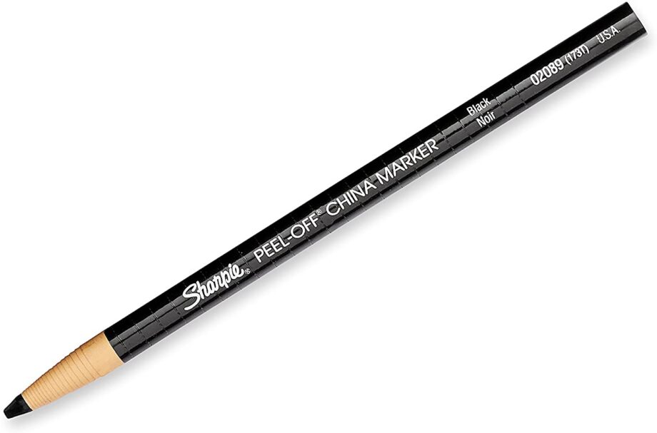 SHARPIE - CHINA PEEL OFF 2089, MEDIUM, BLACK, EACH