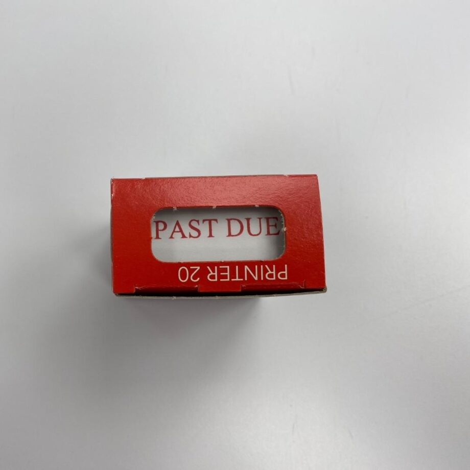2000 PLUS - PAST DUE STAMP, SELF INKING (RED)