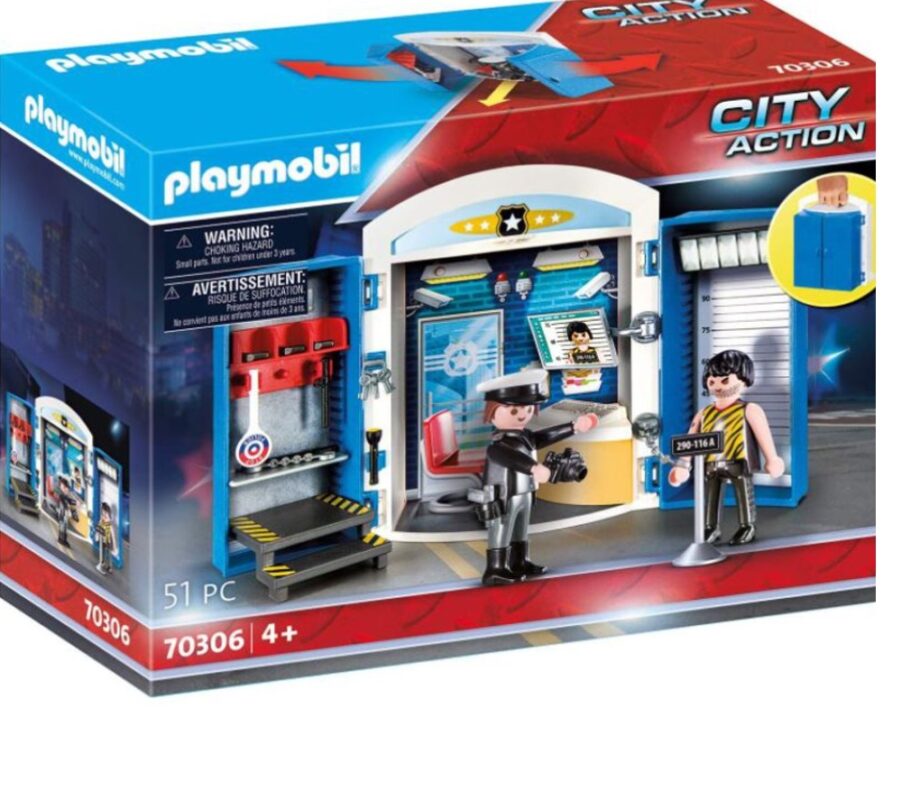 PLAYMOBIL - POLICE STATION PLAYSET- 51PCS