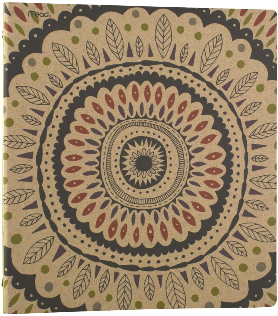MEAD - 1 Inch 3 Ring Binder, Botanical Boutique, Design Will Vary (26120)