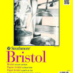 STRATHMORE - BRISTOL PAPER PAD, VELLUM - 9" X 12"