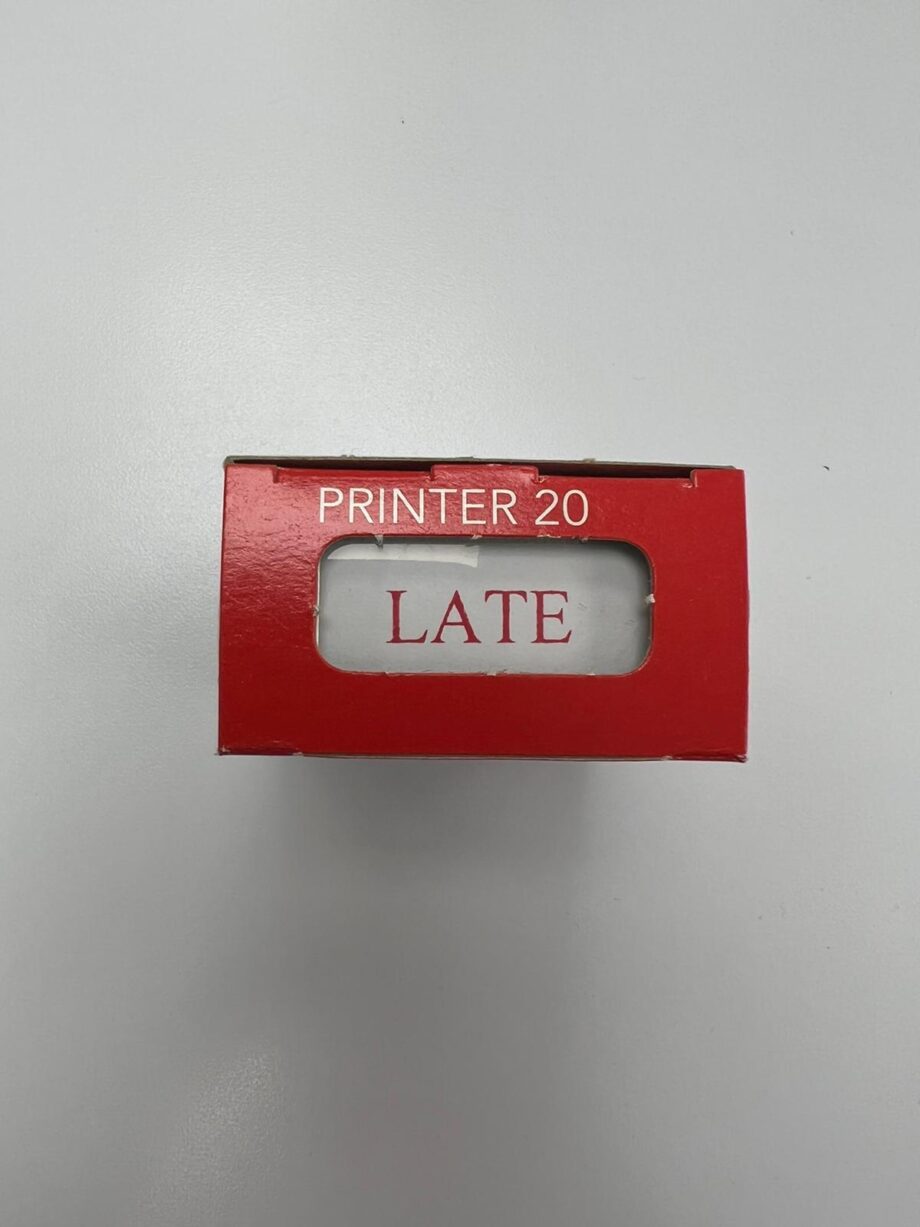 2000 PLUS - LATE STAMP, SELF INKING (RED)