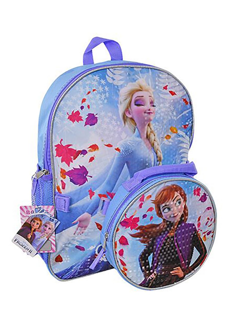 DISNEY - BACKPACK, FROZEN 2, WITH LUNCH BAG V2