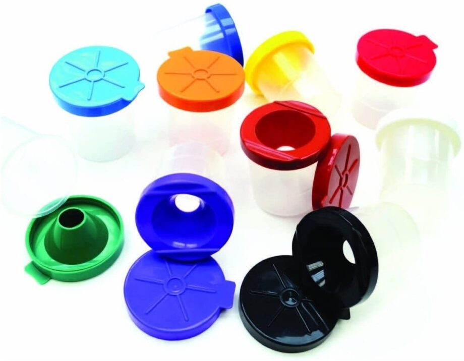 CHENILLE KRAFT - NO SPILL PAINT CUPS (10)