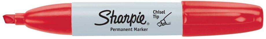 SANFORD - MARKER,SHARPIE,CHISEL,RED,EACH