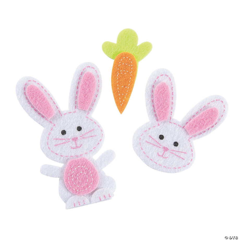 ORIENTAL TRADING - EASTER BUNNY EMBELLISHMENTS (24PK)