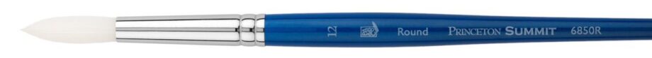 PRINCETON - SUMMIT ULTIMATE WHITE SYNTHETIC WATERCOLOR & ACRYLIC BRUSHES, ROUNDS, 2